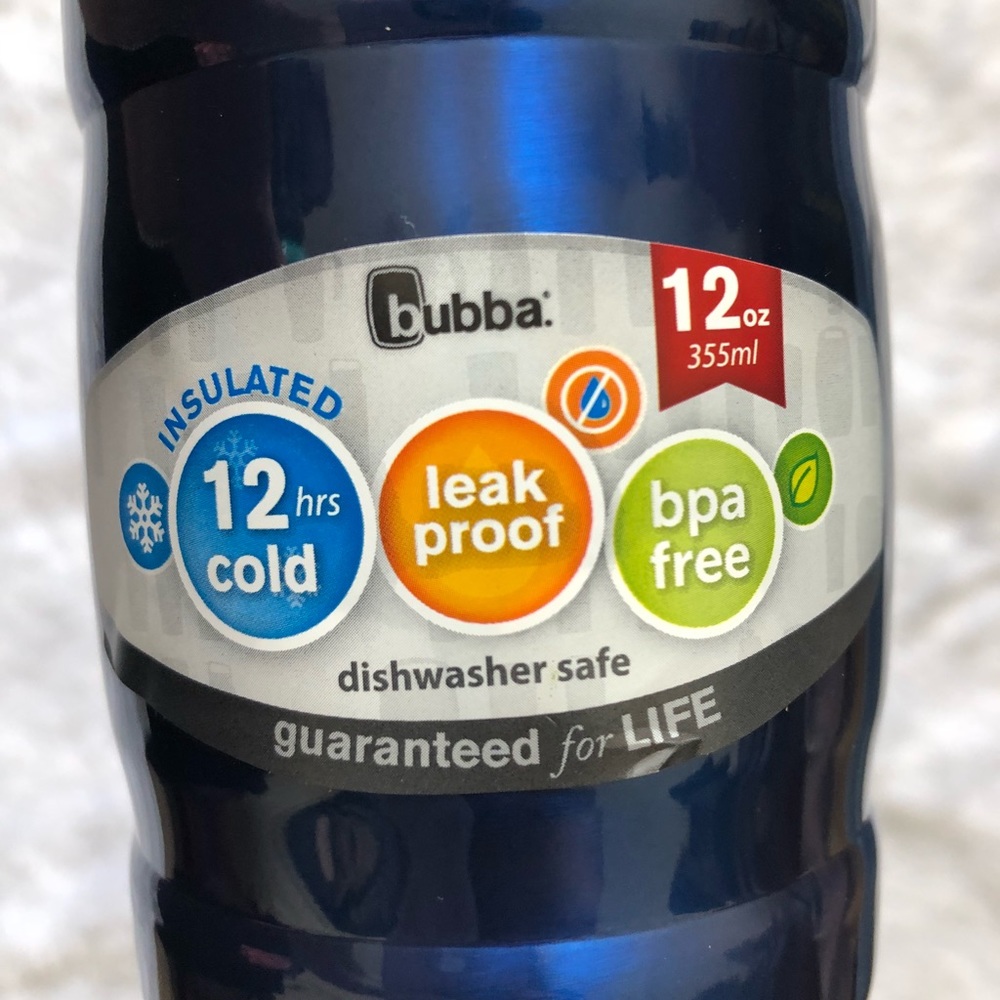 12 oz Bubba Water Bottle with Straw - Picture 3 of 4